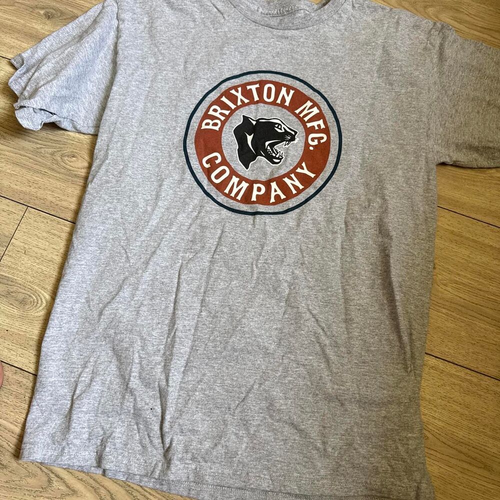 Brixton Men's Grey T-shirt